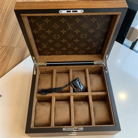 lv watch case fake|louis vuitton watch holder.